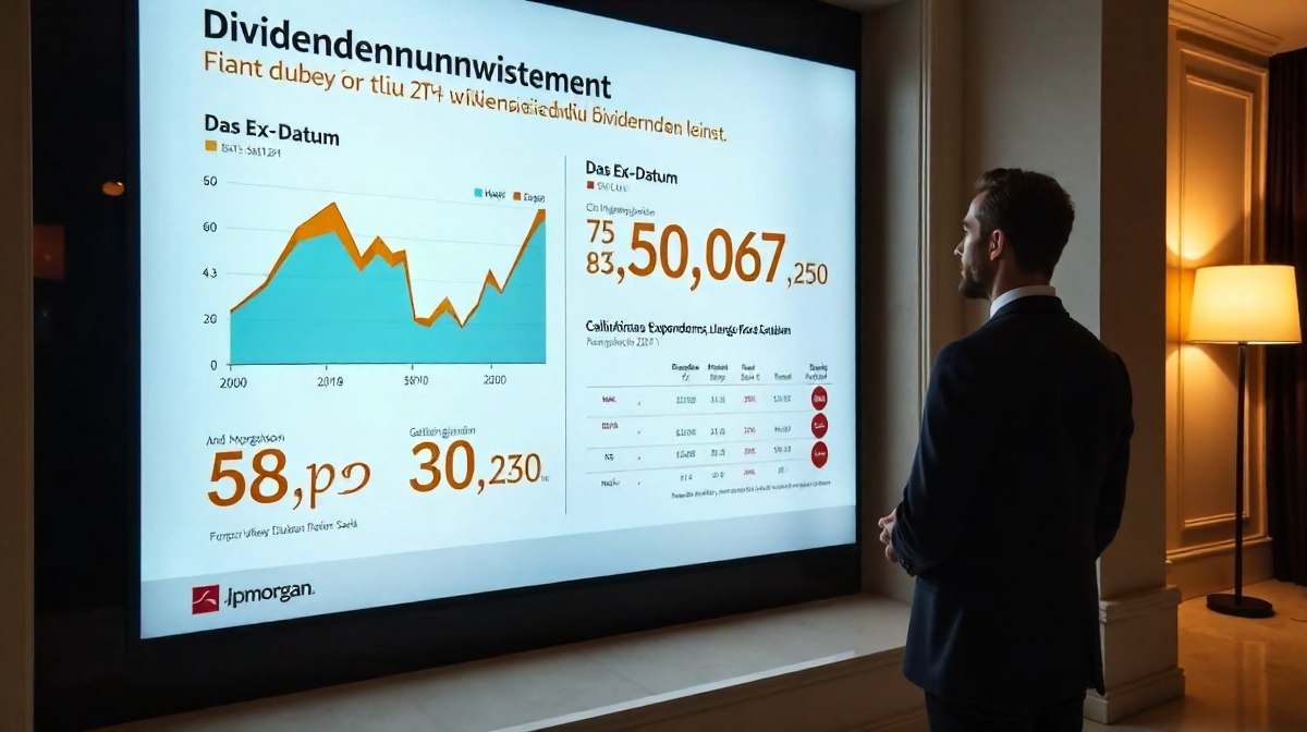Dividenden von JPMorgan: Ankündigung, Ex-Datum und ETF-Überblick